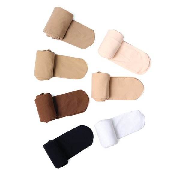 Dux Dance Mesh FOOTED Tights Dance Baller Toddler Youth Child  BLACK - Picture 2 of 4